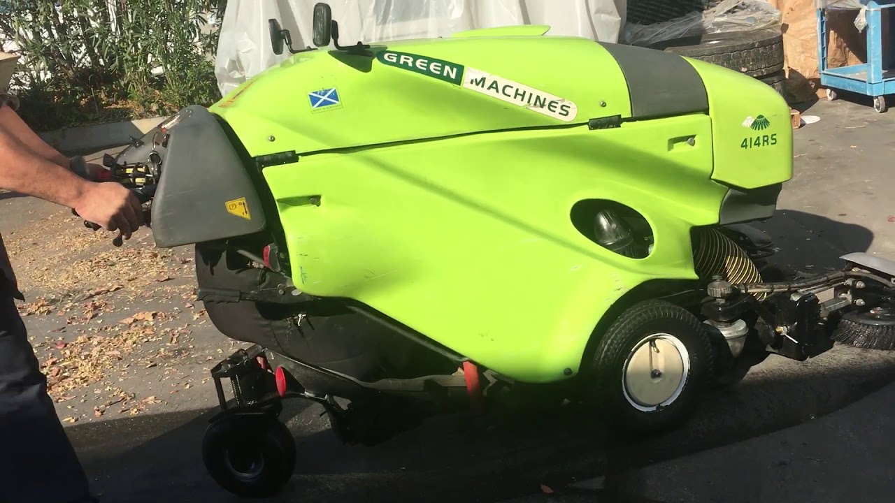 Applied Sweeper Green Machine 414RS Floor Street Kubota Diesel Engine Ride On