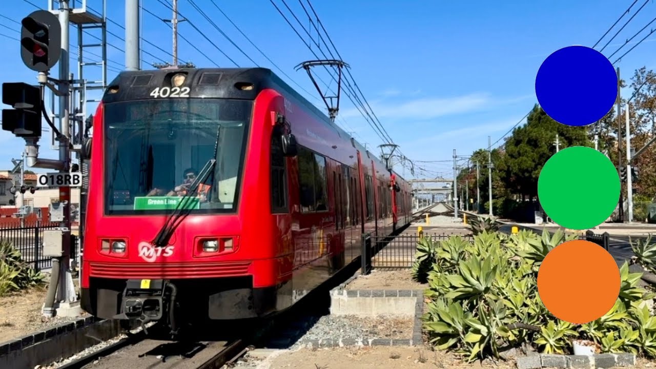 San Diego MTS Trolley Compilation | October 2024