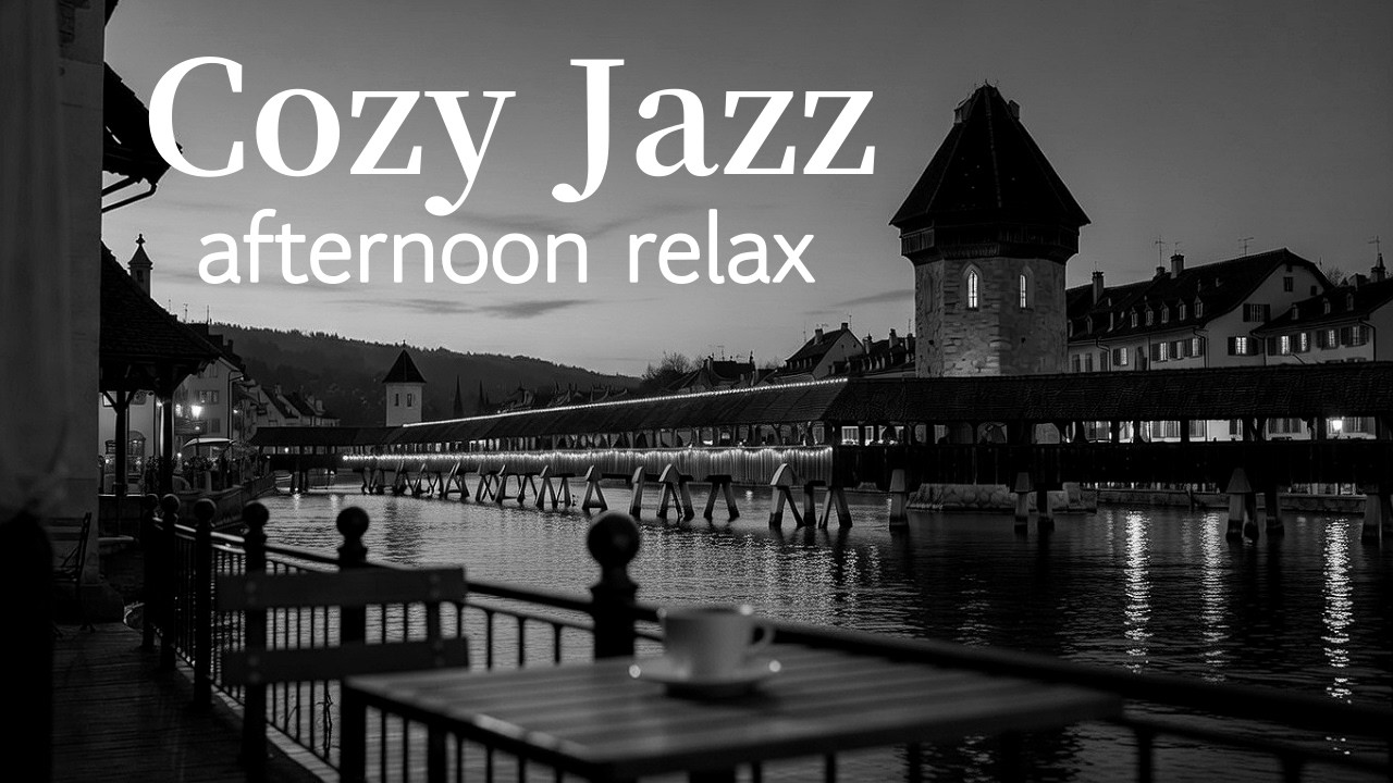 Quiet Evening Jazz by the River 🌙 Relaxing Night Jazz for Study & Work