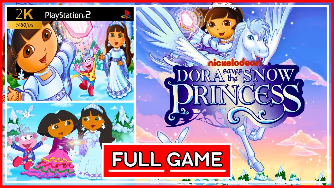 Dora Saves The Snow Princess - FULL GAME - PS2 (PCSX2) - (No Commentary) - [2K 60FPS]