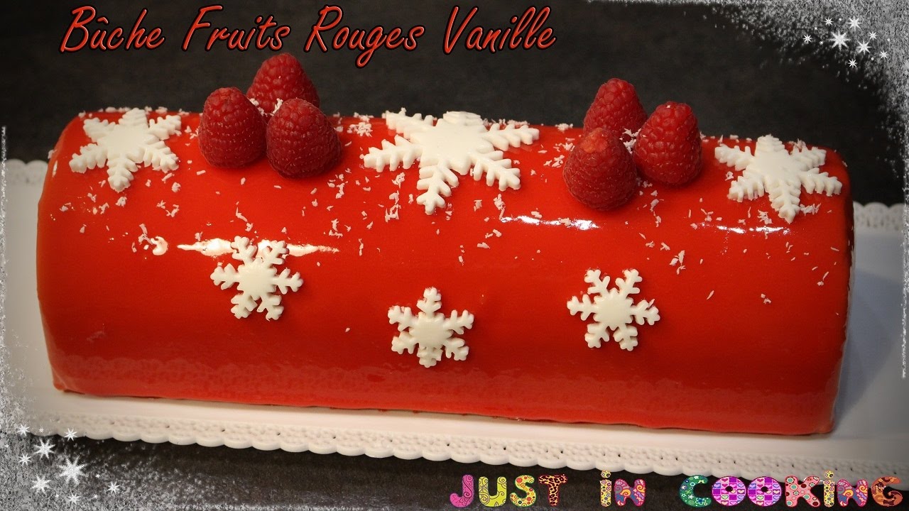 ❅ Recette de Bûche de Noël aux Fruits Rouges et à la Vanille ❅