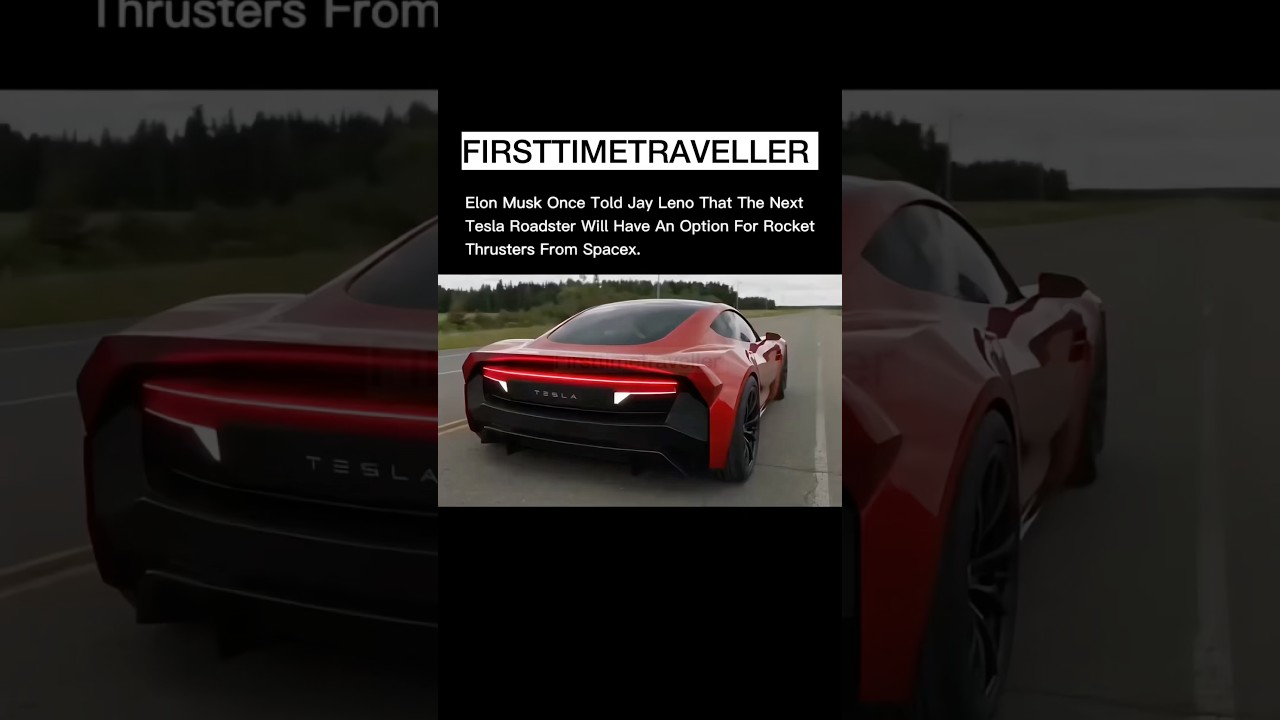 Tesla Roadster with rocket thrusters?Elon Musk actually said he was serious