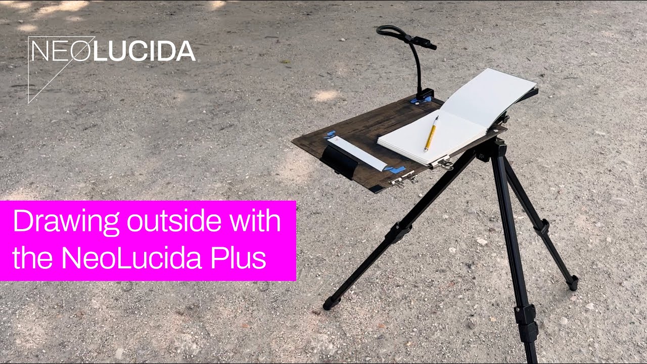 Drawing outside with the NeoLucida Plus