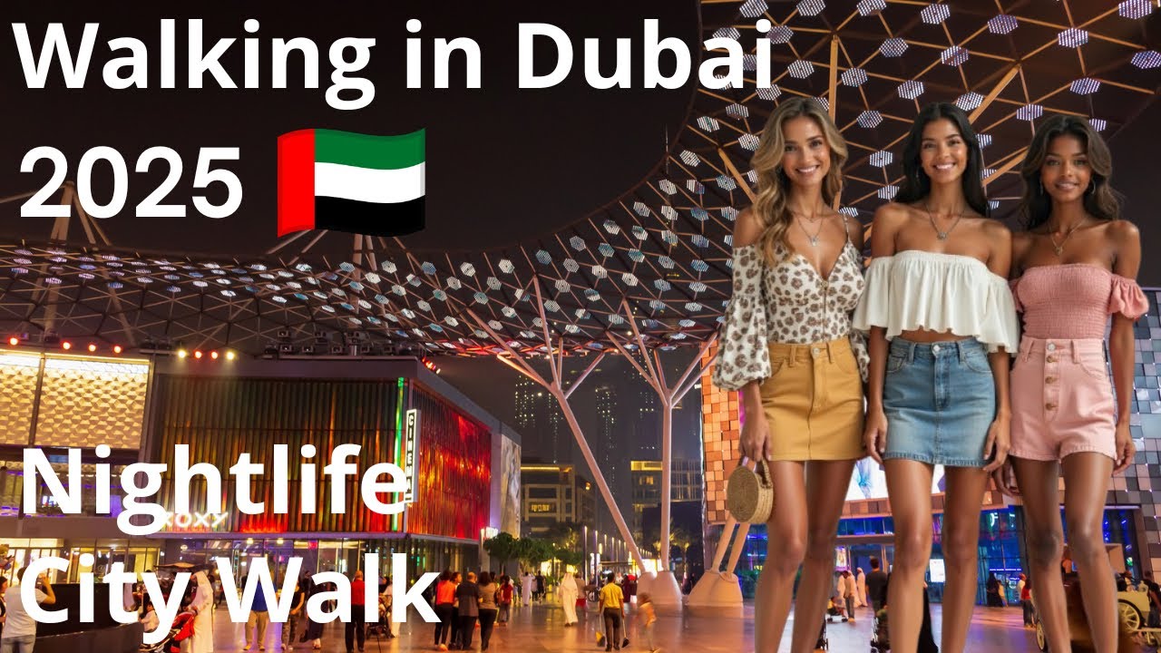 Dubai 🇦🇪 City Walk | Modern Streets, Luxury Shops, Cafes & Night Vibes [4K] Walking Tour