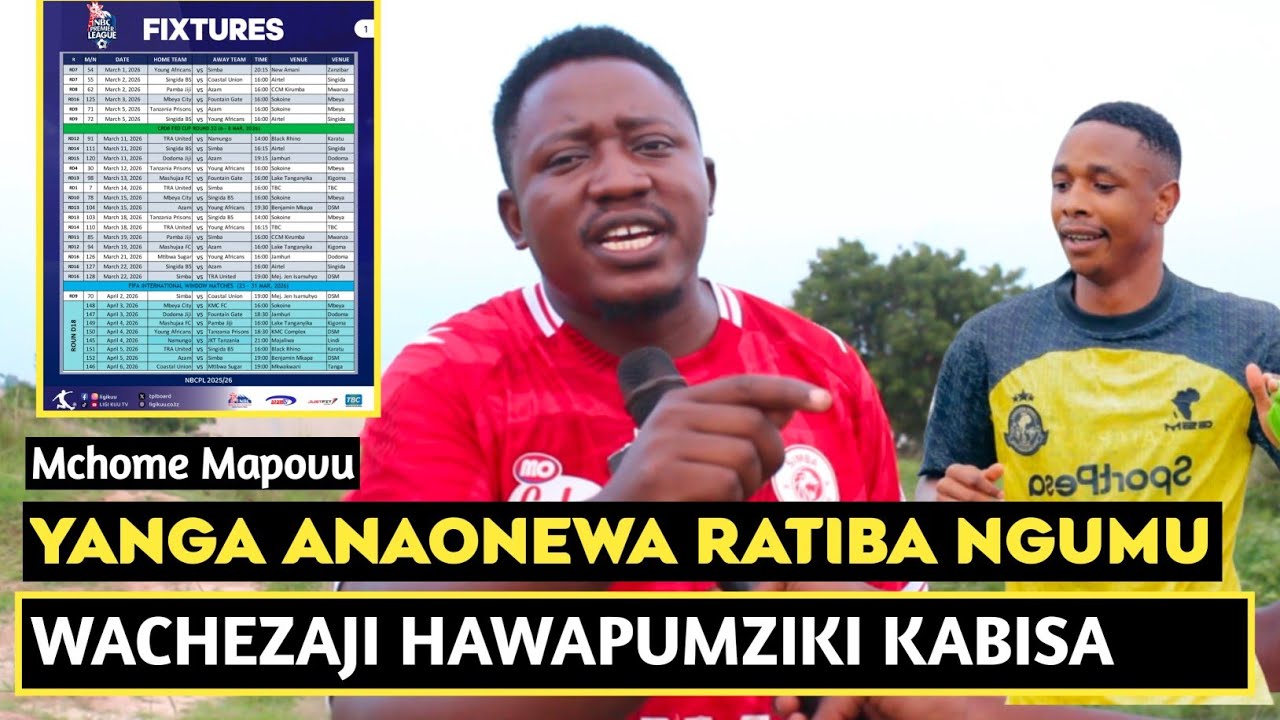 MCHOME MAPOVU AWAVAA BODI YA LIGI KUIONEA YANGA KWENYE RATIBA/YANGA HAWAPUMZIKI/SIMBA TUNABEBWA