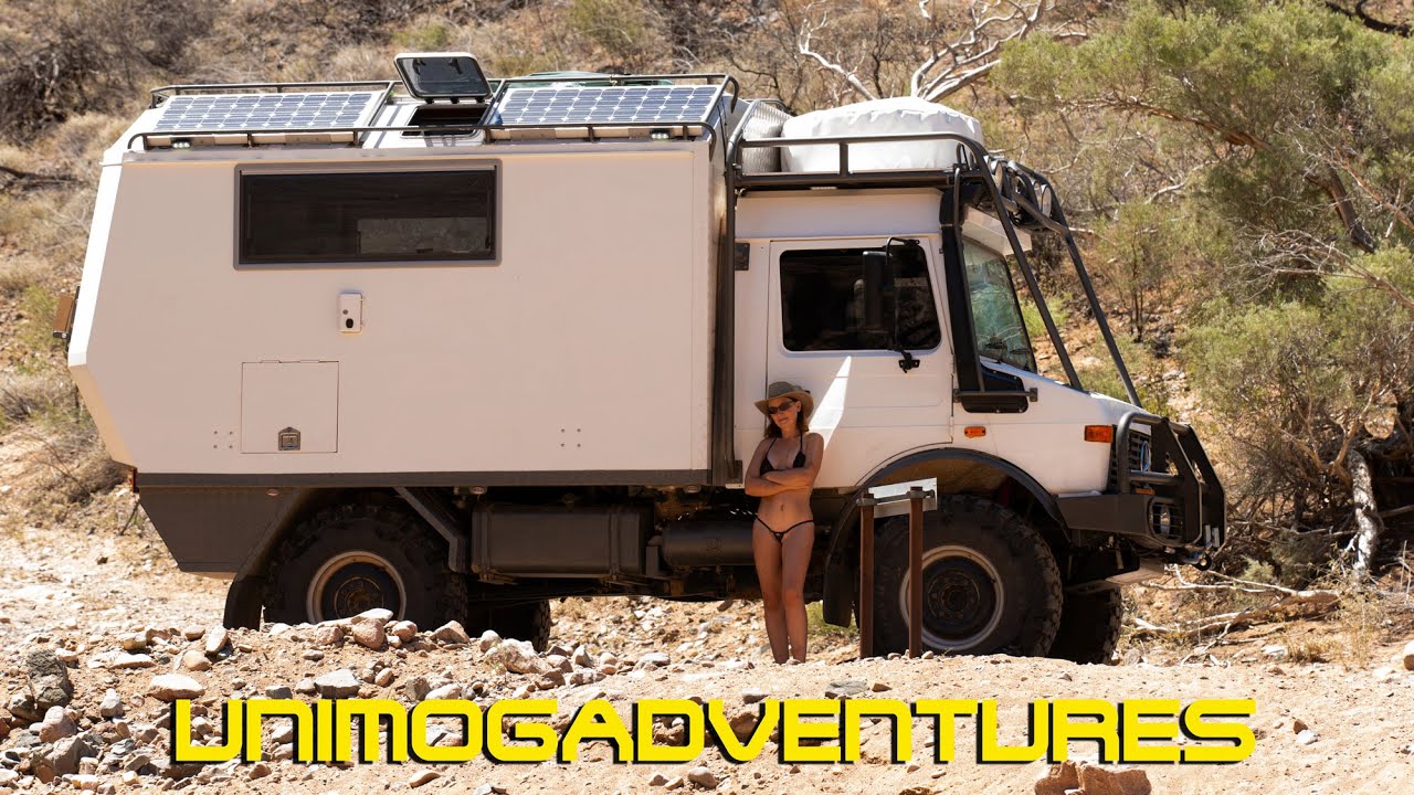 Мы тестируем внедорожные возможности нашего Unimog на хребтах Аркарула и Флиндерс.