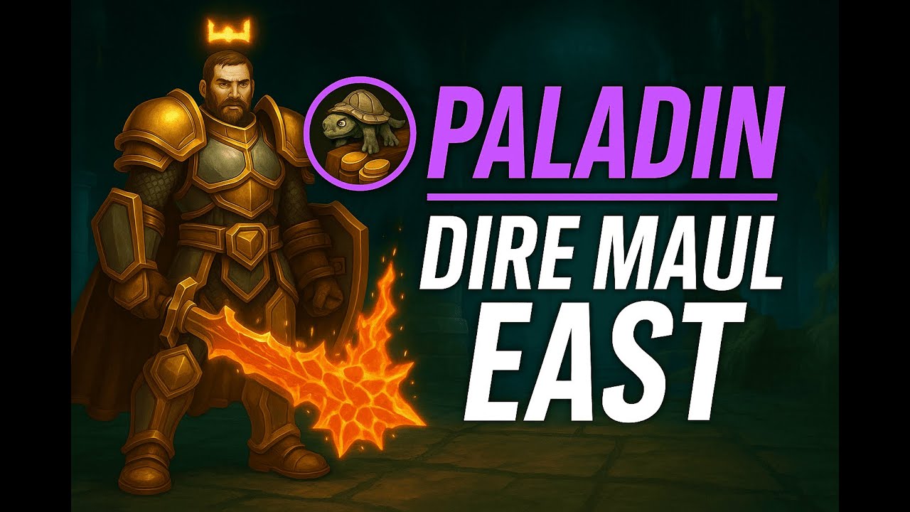 Farm Dire Maul East - Paladin | Turtle WoW SA🌎🐢