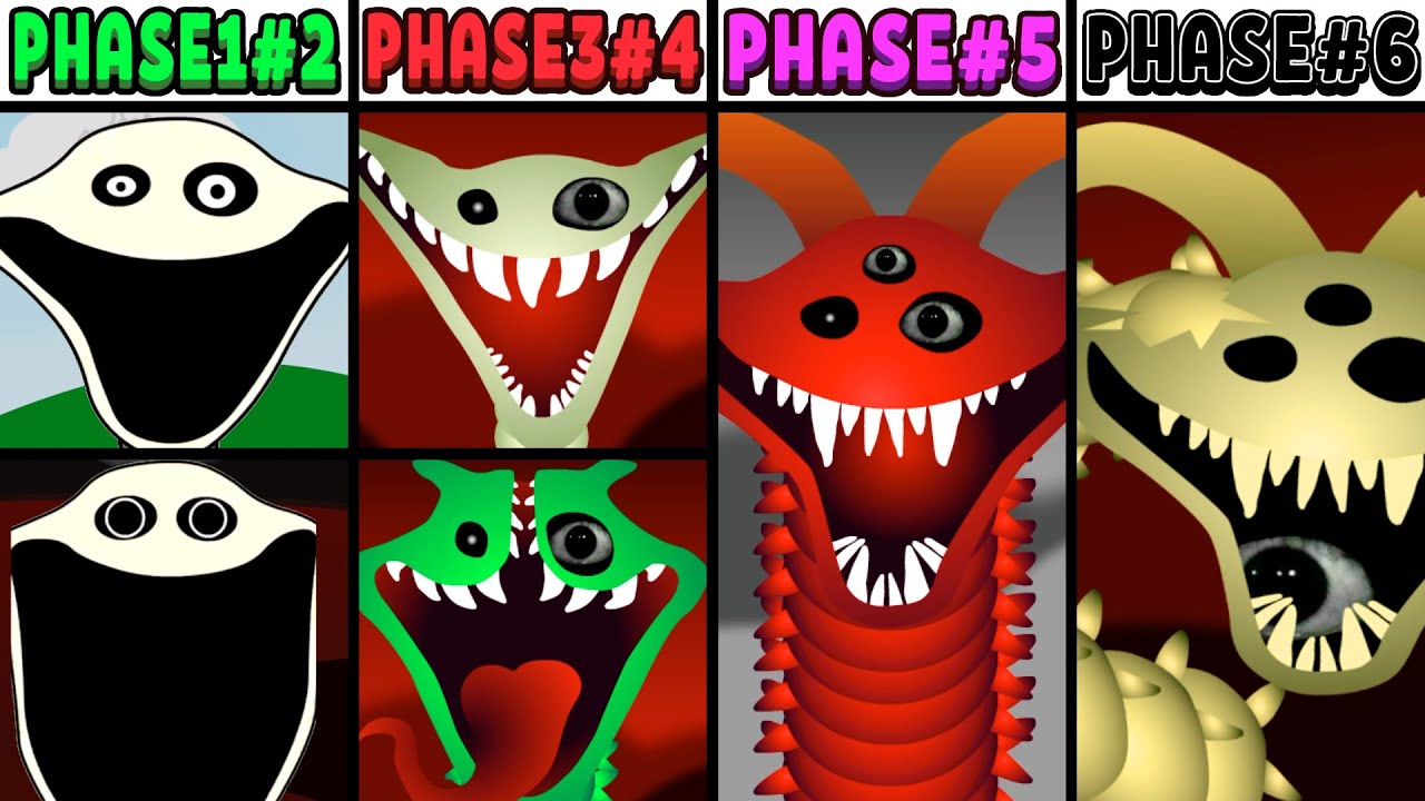 All Phases in New Incredibox Sprunki Oc of Hungry Worm: From Phase 1 to Phase 6
