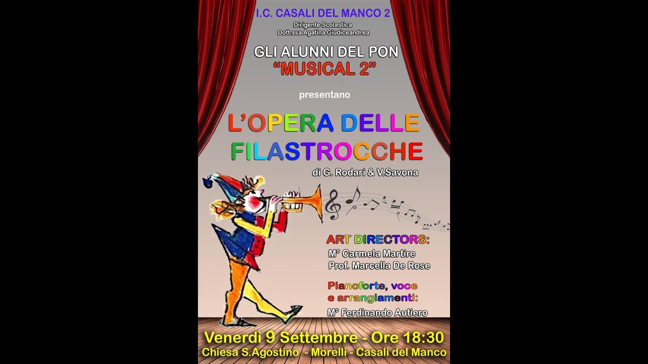 Pon L'OPERA DELLE FILASTROCCHE 2022