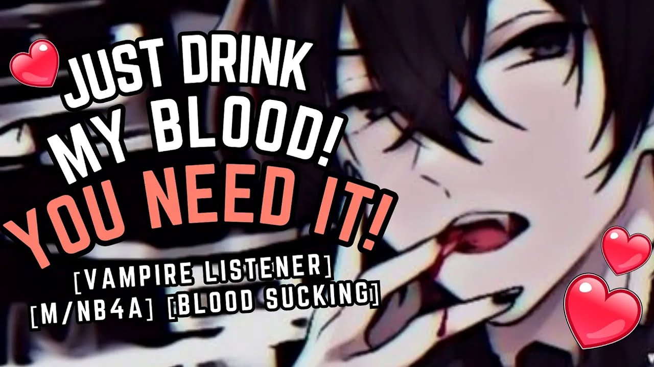 Gentle boyfriend pleads you to bite his neck~ 😳 [Vampire Listener] [M4A] [Reverse Comfort]