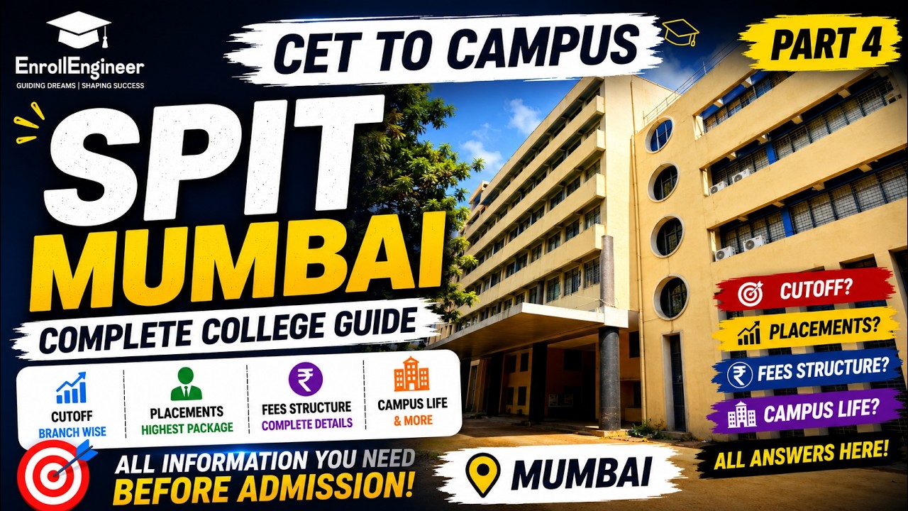 SPIT Mumbai 2026 🚀 Cutoff, Placement Stats & Complete College Review
