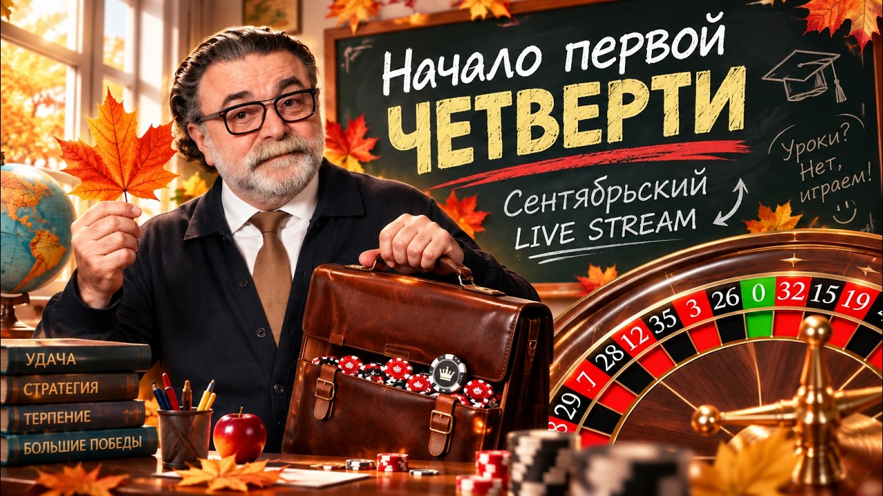 Первый сентябрьский СТРИМ на РуУЛЕТКЕ. Начало сезона #roulettestream