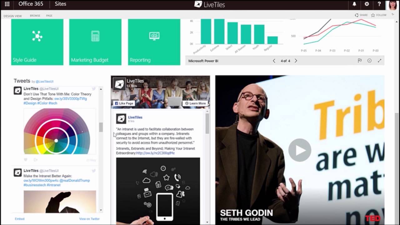 LiveTiles SharePoint. The all-in-one toolkit for Office 365 and SharePoint.