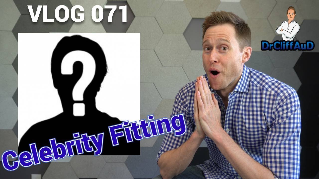 Fitting a Celebrity With Hearing Aids!!! 😮 | DrCliffAuD VLOG 071