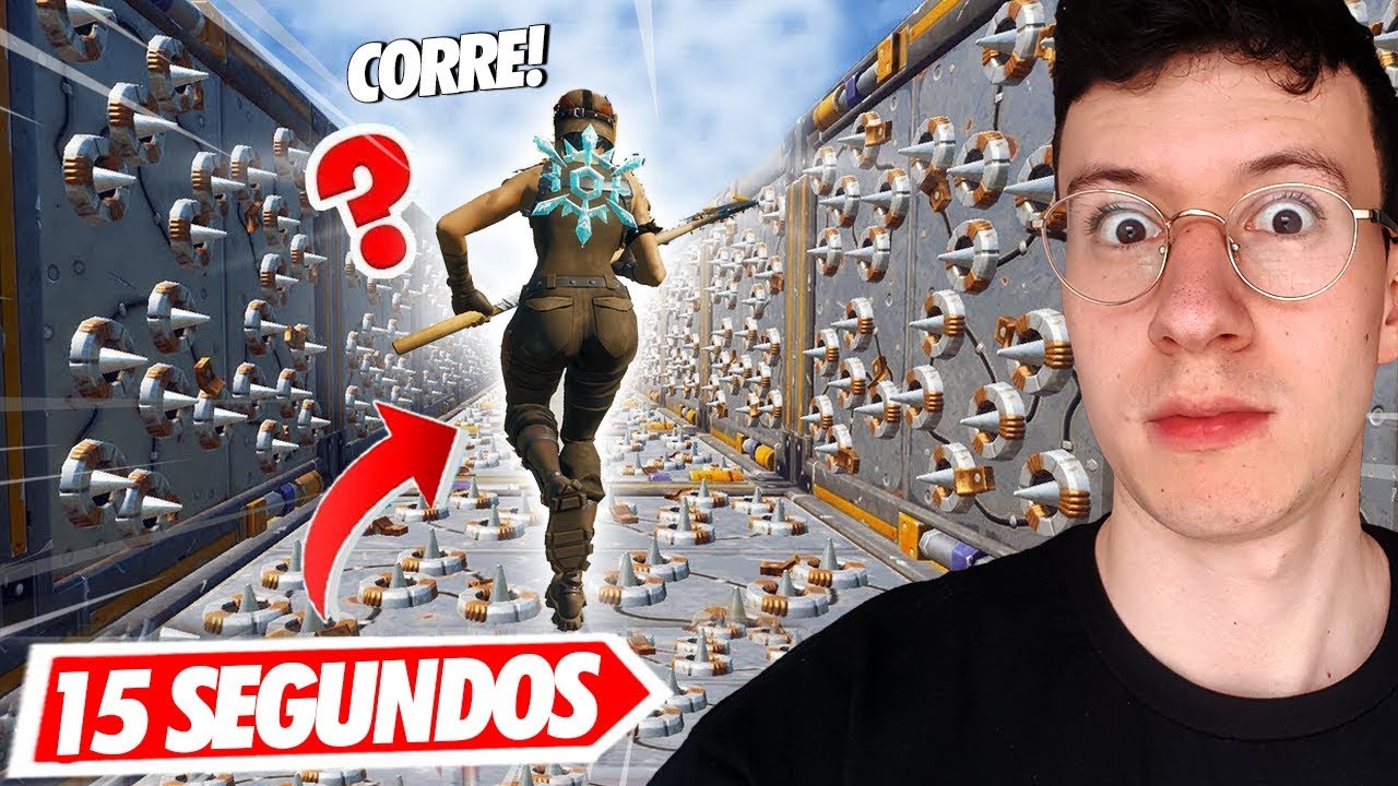 IMPOSSÍVEL?! Deathrun de 15 SEGUNDOS  - Fortnite