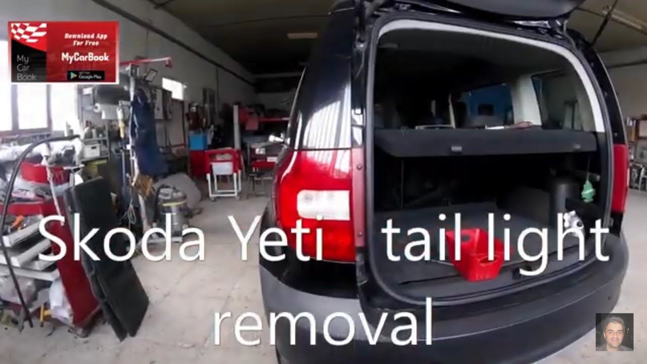 Skoda Yeti   How to replace rear tai light
