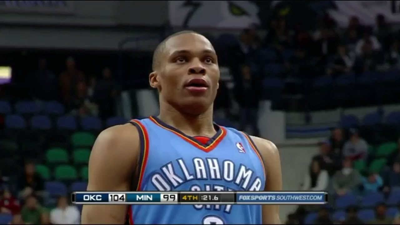 2010 02 21 Russell Westbrook Second Triple Double Highlights