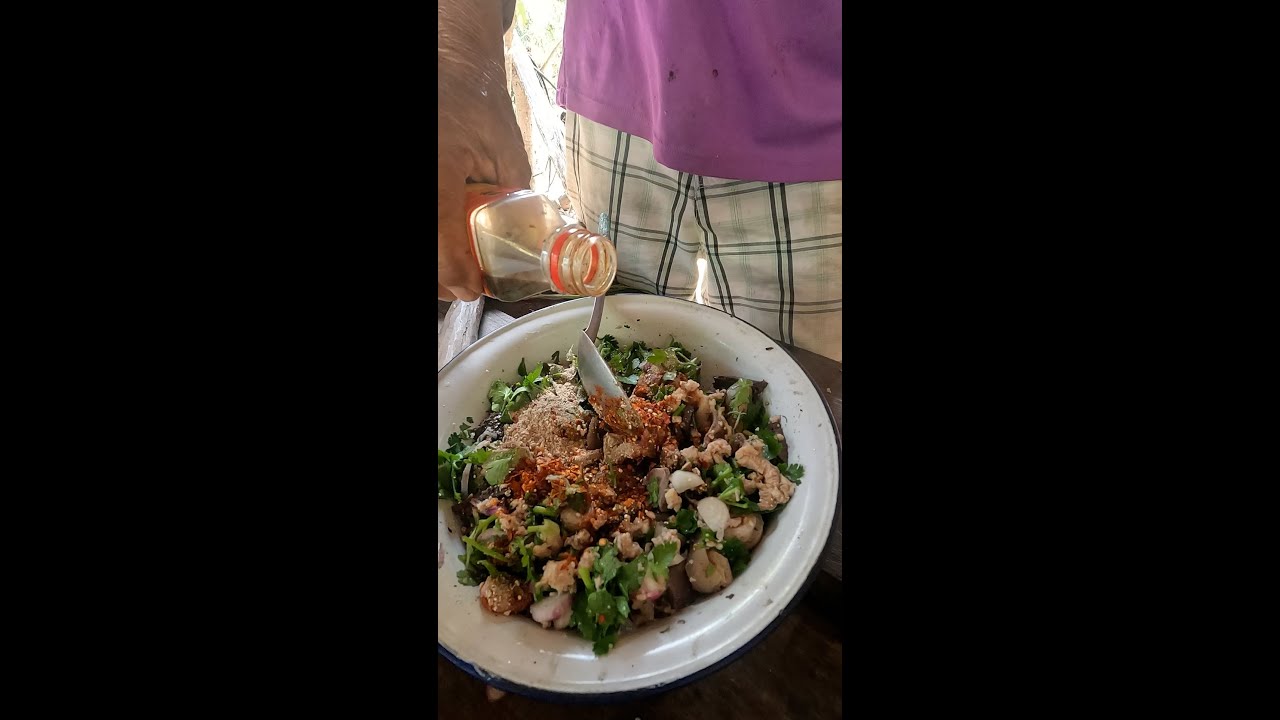 สุดยอดเมนูเด็ด ลาบไก่ตี พ่อเสาร์ สูตรนี้ห้ามพลาด (เครียดแฮง)