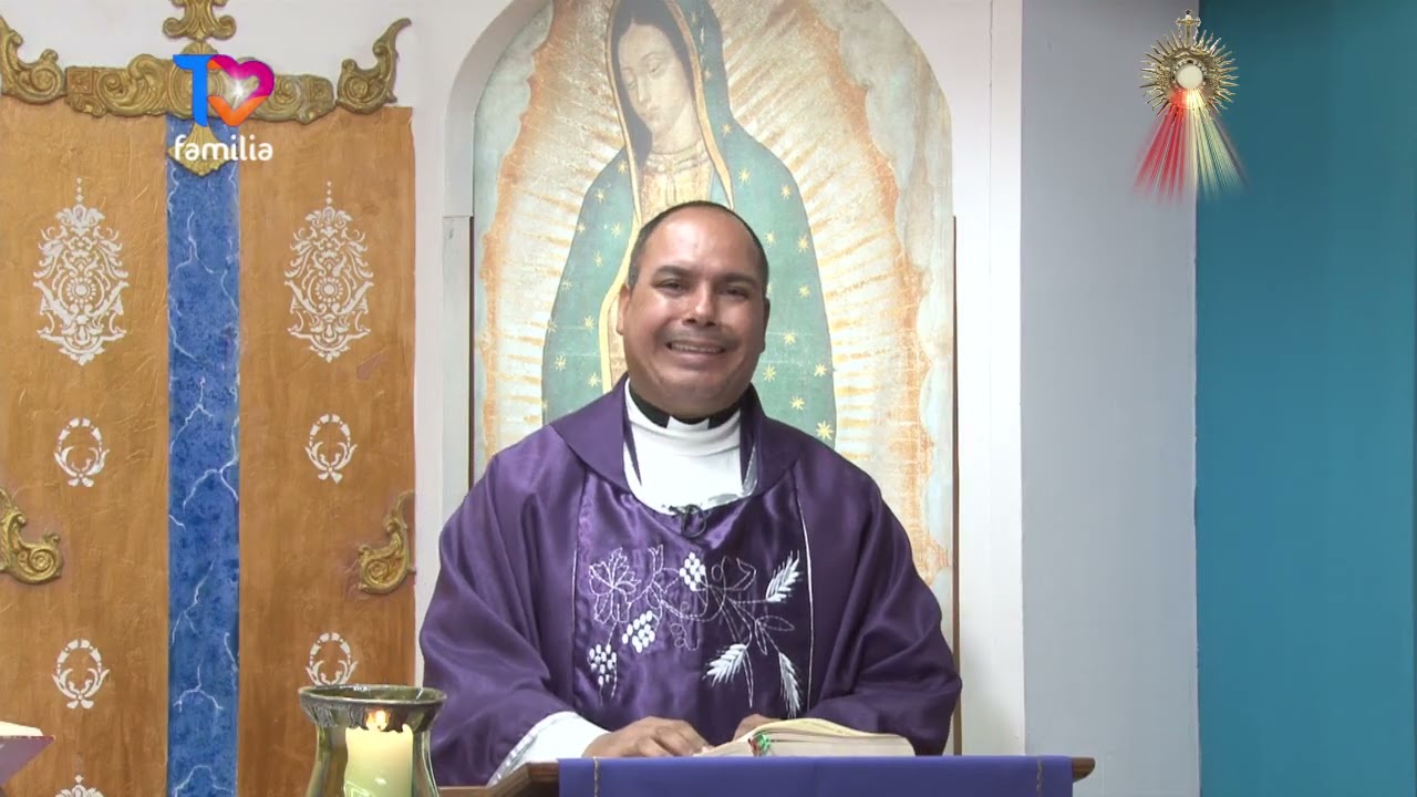 SANTA MISA LUNES 09 DE MARZO 2026 PADRE ALLANS PARABABITH DISPONIBLE en https://tvfamilia.com/misa/