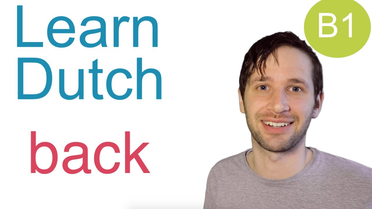 Back in Dutch language