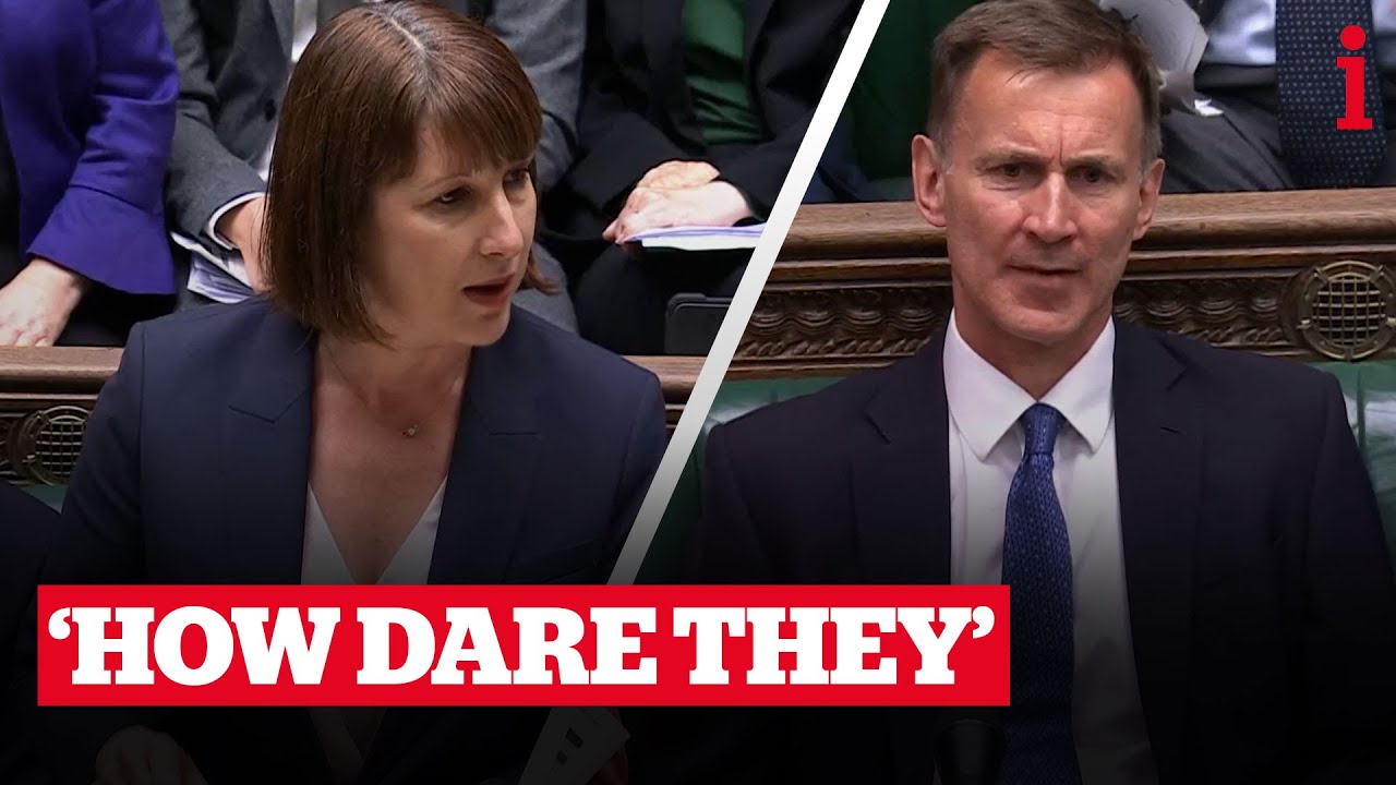 'How Dare They!' Rachel Reeves And Jeremy Hunt Clash Over '£22 Billion' Spending Blackhole
