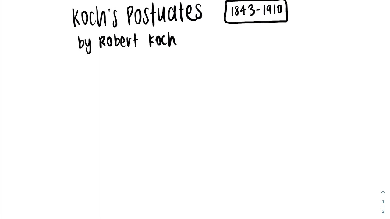 Robert Koch&rsquo;s Postulates | Module 7 Infectious Diseases | HSC Biology