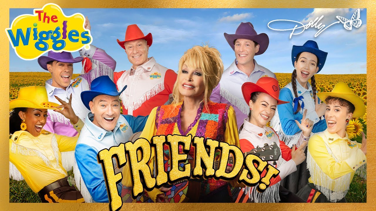 The Wiggles and Dolly Parton 🎶 Friends! 🤠 Country Music Song for Kids