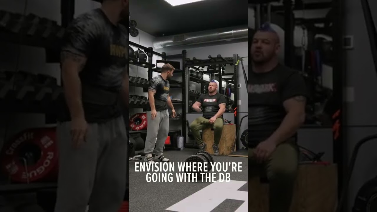 Rob Kearney Demonstrates Log lifts and Heavy Dumbbell Presses to Mat Fraser And Mal O&rsquo;Brien