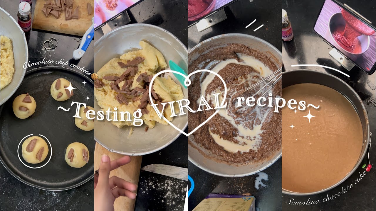 TESTING!!! these baking👩‍🍳RECIPES* (Little disaster*🙀)