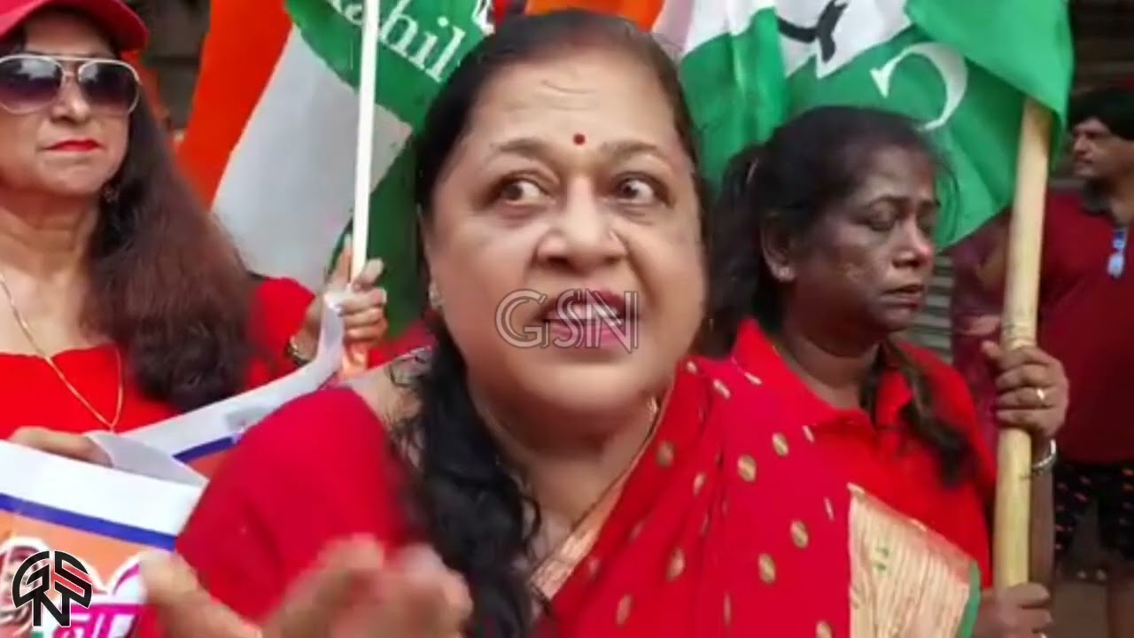 Goa Pradesh Mahila Congress hold &lsquo;Nari Nyay Andolan&rsquo;, from Panaji Congress Office to Azad Maidan
