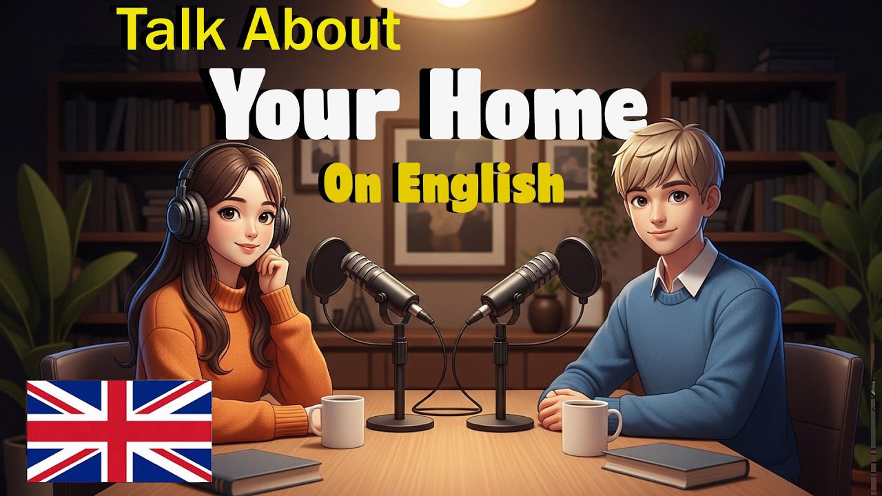 How to talk About Your Home in English | Easy & Fun English Conversation