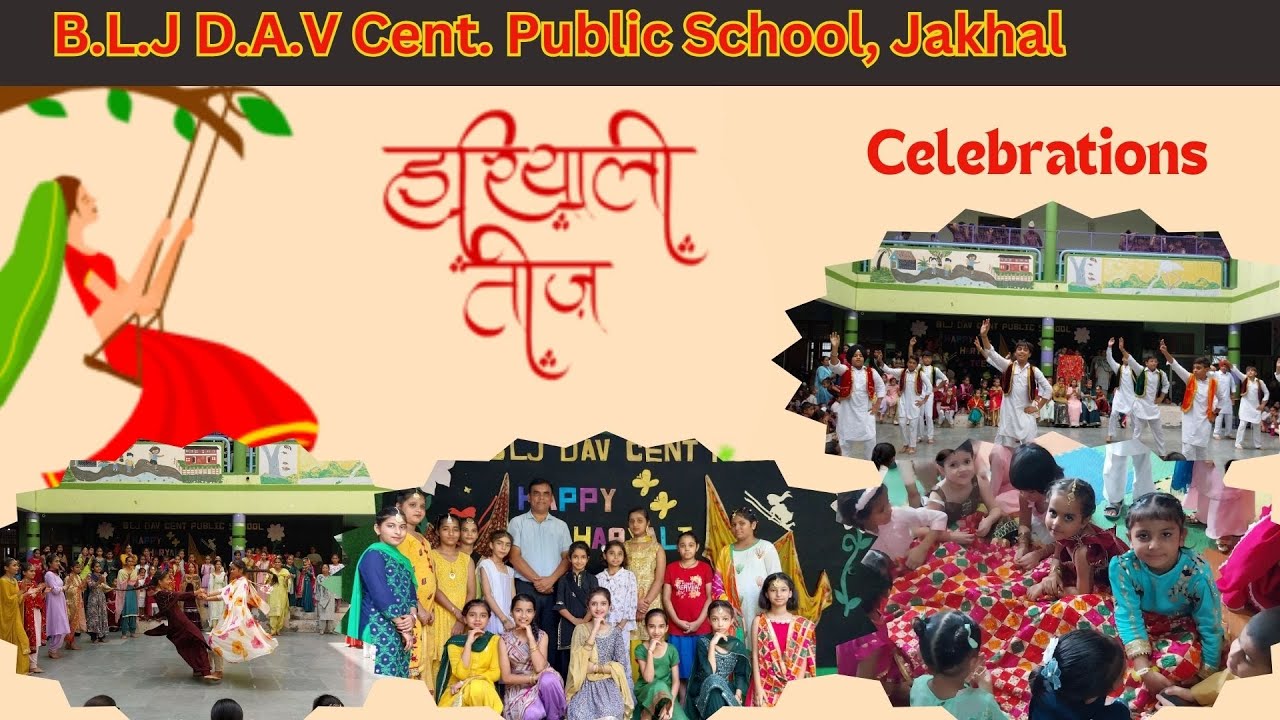 Teej Celebration @ BLJ DAV Cent. Public School, Jakhal