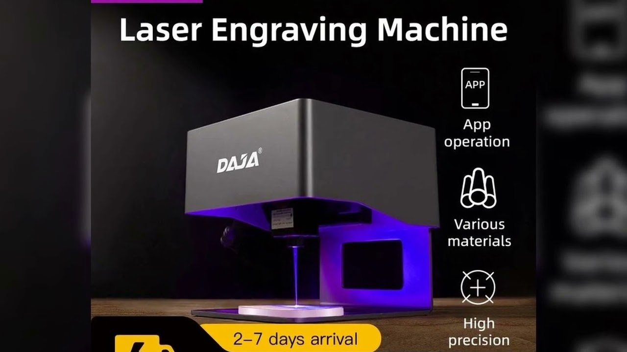 A must-have product! DAJA Laser Engraver CNC DIY DJ6 Laser Engraving Machine 3000mw Fast Mini Logo