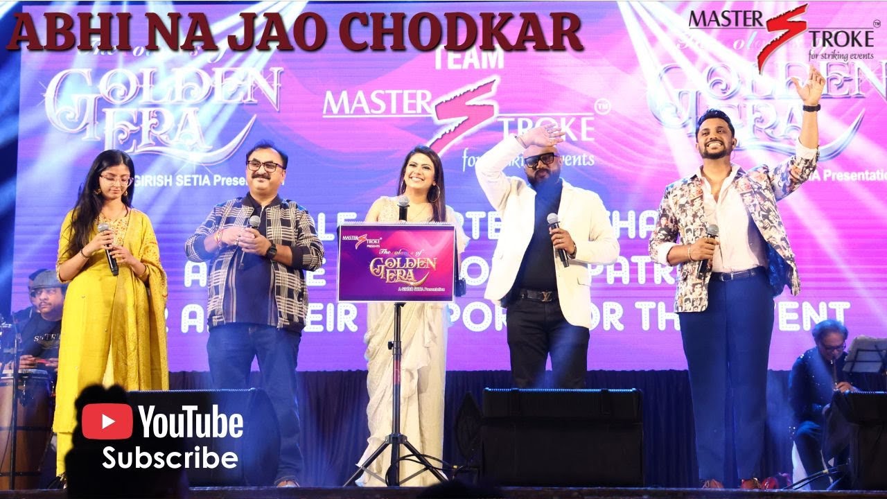 ABHI NA JAO CHODKAR I HUM DONO I THE COLOURS OF GOLDEN ERA I GIRISH SETIA I MASTER STROKE EVENTS
