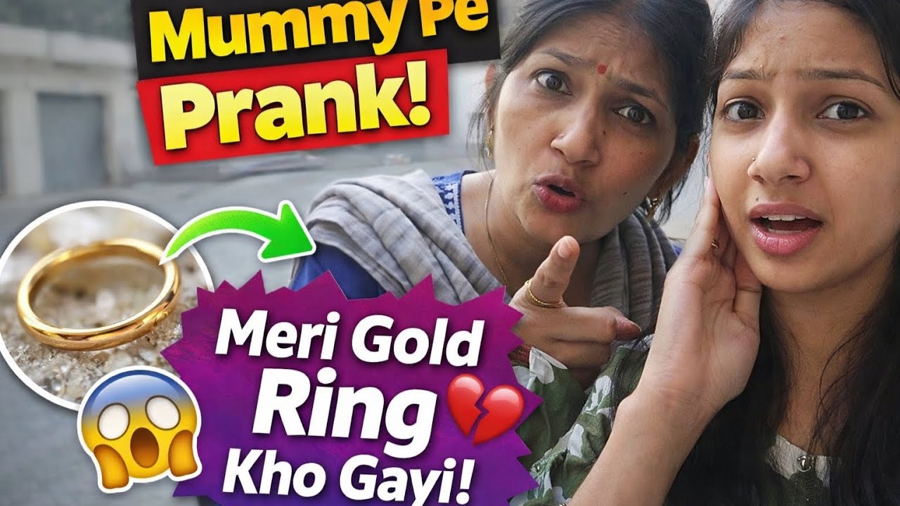I lost my ring 💍 || prank on mom || prank gone wrong 😭 