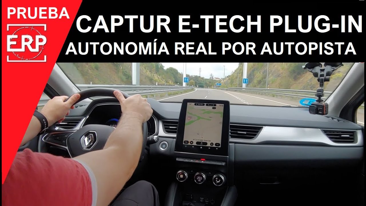 Prueba Renault Captur E-TECH Plug-In | Autonomía REAL por AUTOPISTA en modo ELÉCTRICO.