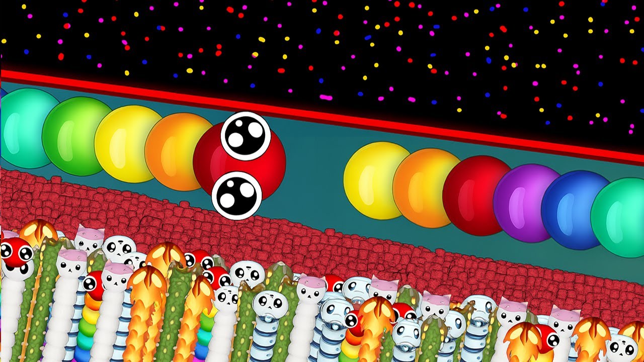 OMG ! SNAKE RAINBOA 100% MAP CONTROL IN  SNAKE IO 🔥 BEST EPIC SNAKE IO GAMEPLAY 🐍 #snakeio