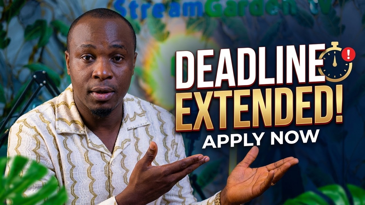Extended Deadline Alert Open Door Competition Season 3