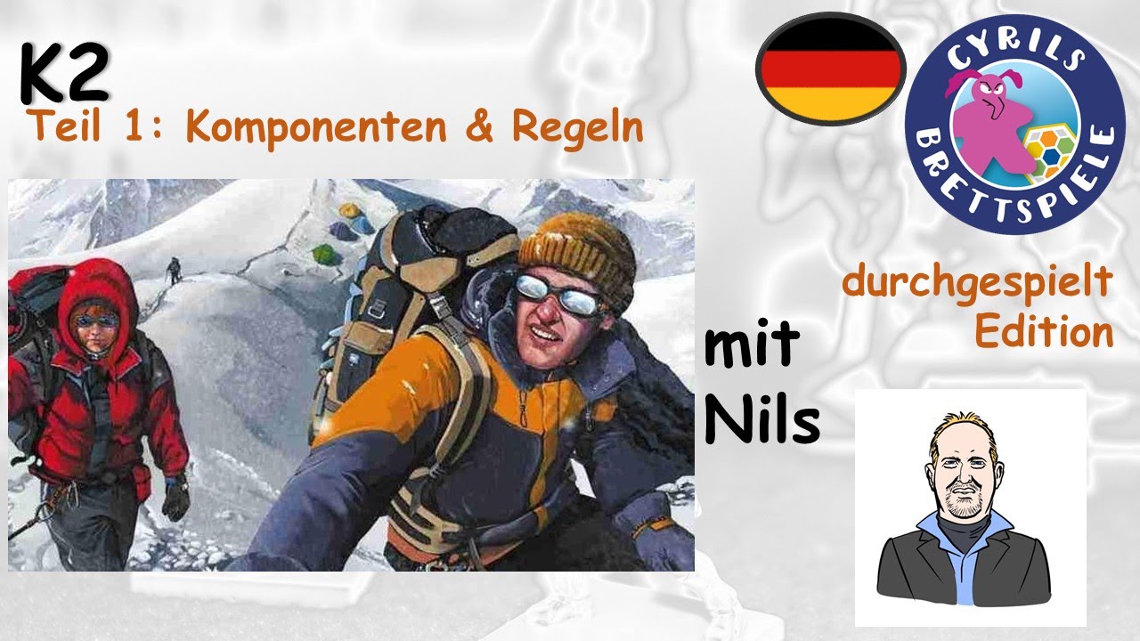 Cyrils Brettspiele - K2 Brettspiel (S48E01) - Komponenten & Regeln