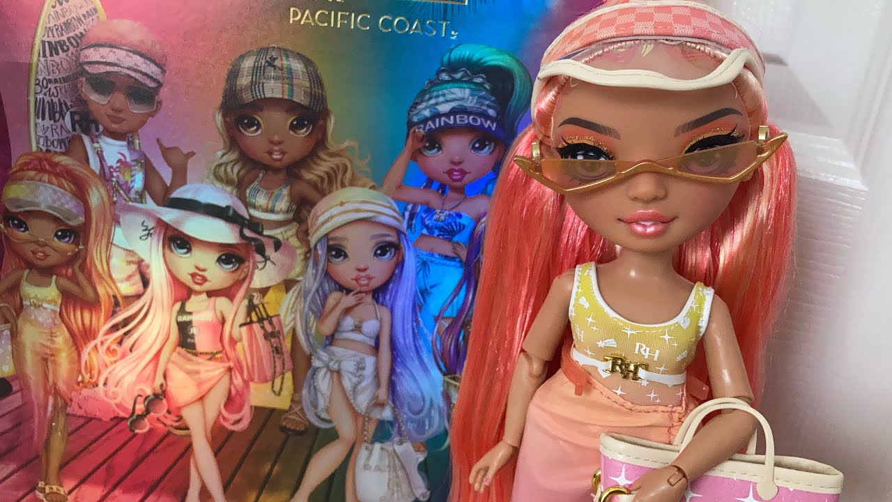 RAINBOW HIGH PACIFIC COAST SIMONE SUMMERS DOLL UNBOXING AND REVIEW
