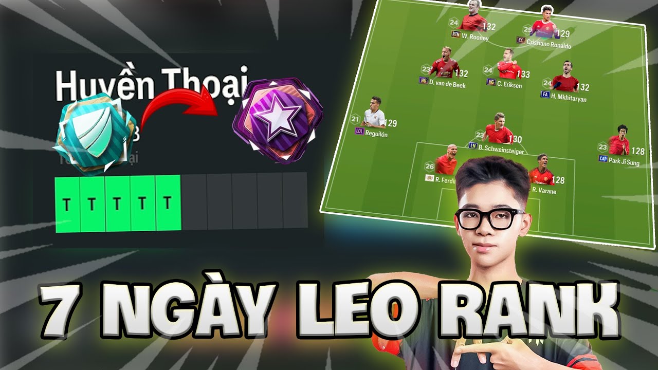 THỬ TH&Aacute;CH 7 NG&Agrave;Y LEO RANK BẰNG SƠ ĐỒ CỦA L&Ecirc; H&Agrave; ANH TUẤN TRONG FC ONLINE