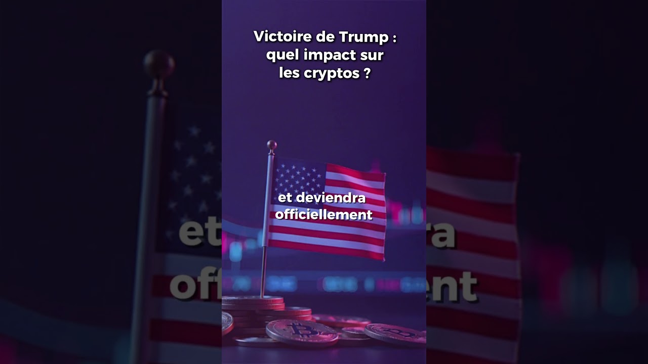 Victoire de Trump : quel impact sur la #crypto ? #bitcoin #trump #USA