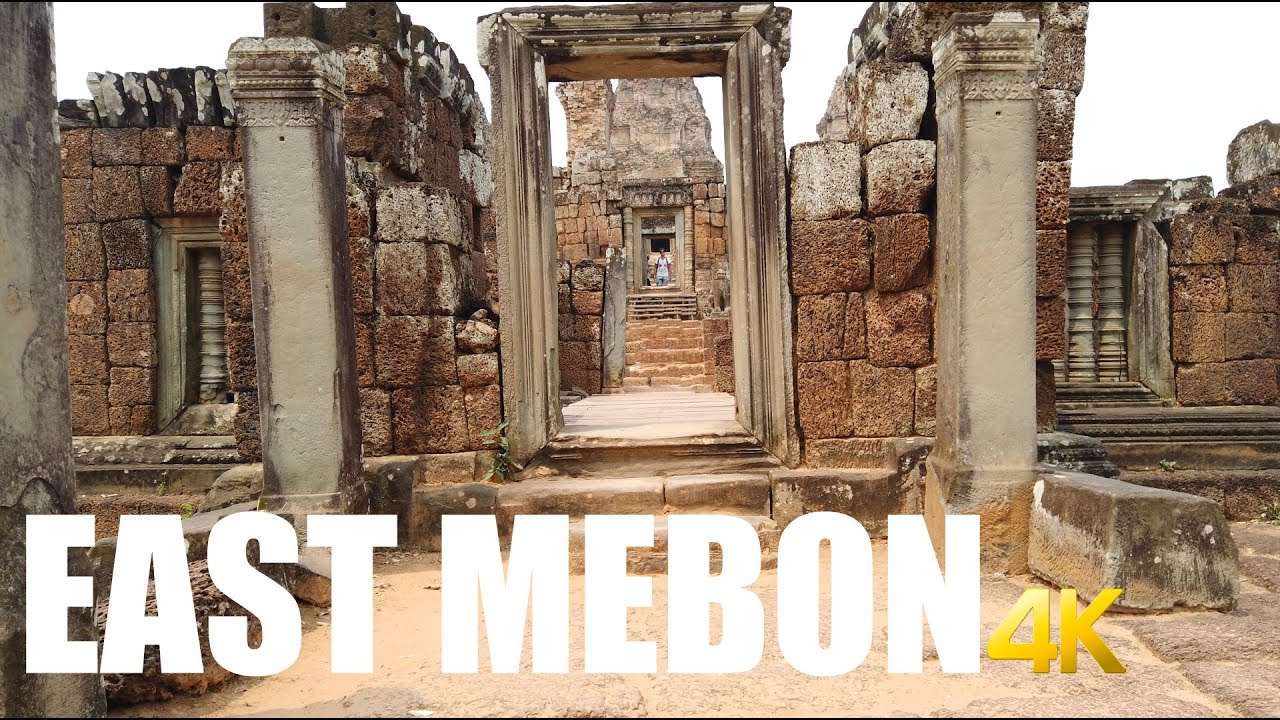 Eastern Mebon Temple, Angkor walking tour 4k 60fps