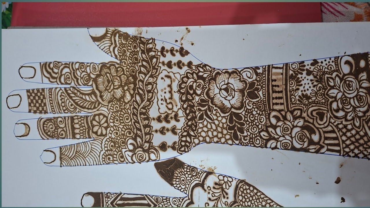 Full Bridal Mehndi Design 