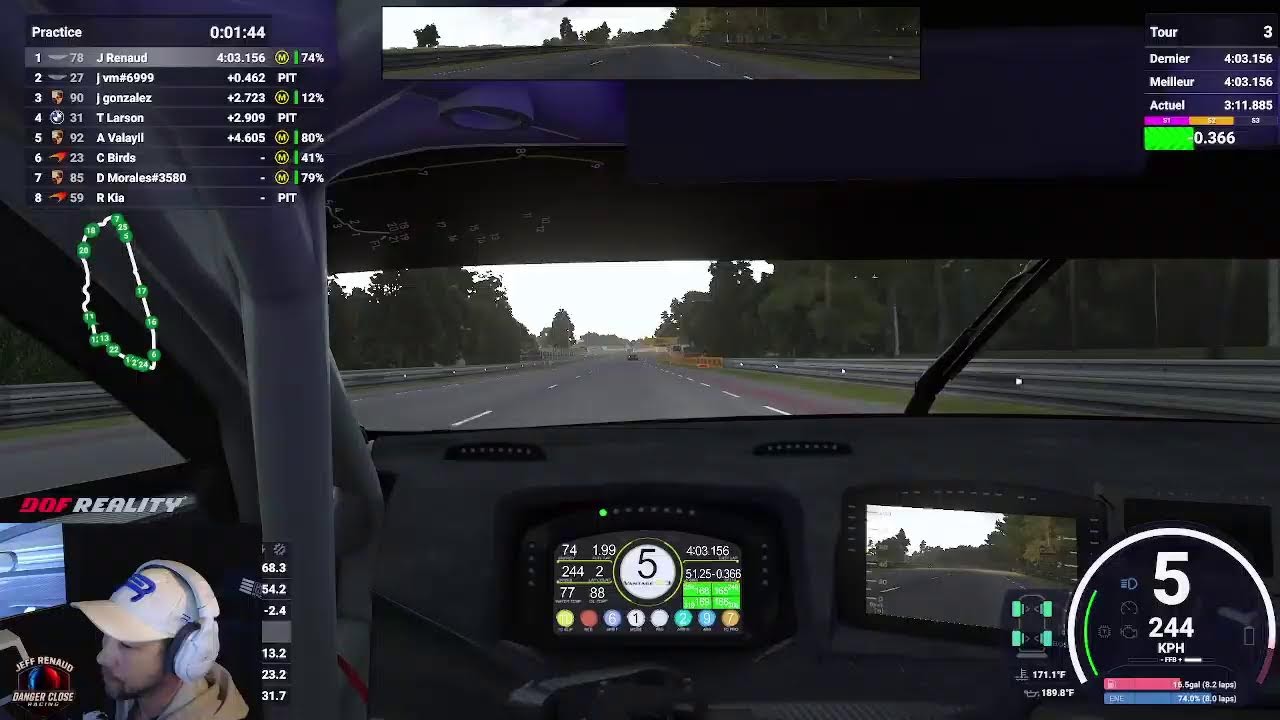 Only a stream test before the 12H of Le Mans