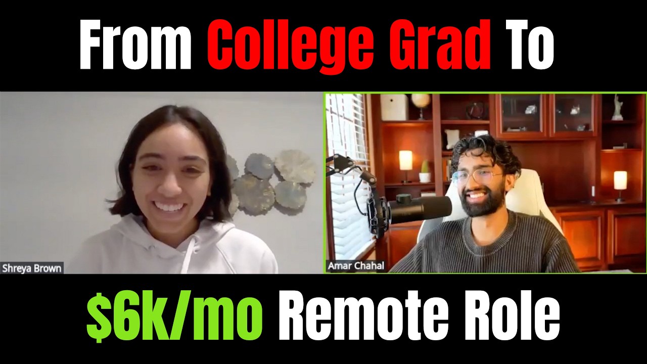 How Shreya Went From College Grad To 12K/mo Remote Sales Role in 90 days