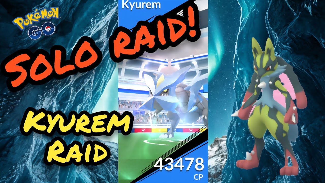 🔥 UNBELIEVABLE! First-Ever Kyurem SOLO RAID - Pokémon Go 
