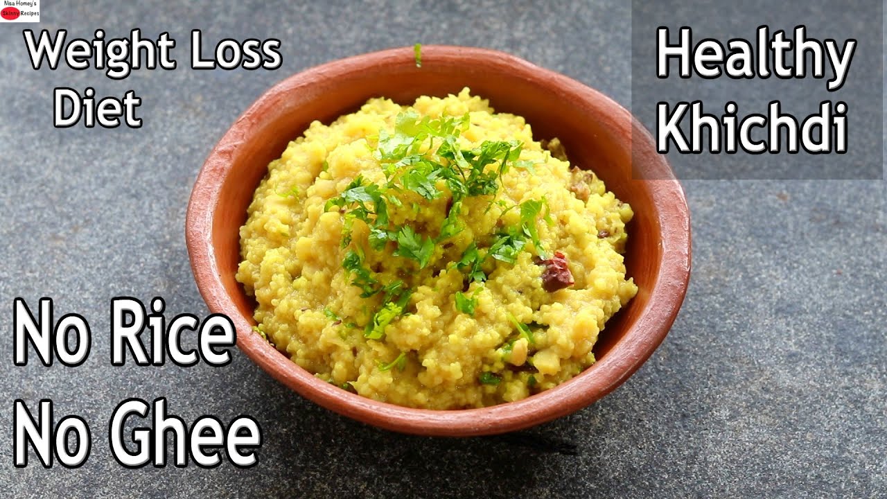 Healthy Khichdi Recipe For Weight Loss - No Rice - No Ghee - Diet Recipes To Lose Weight Fast