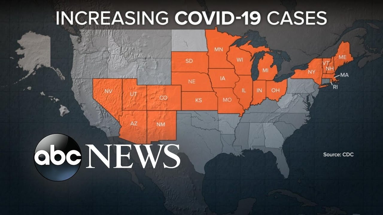 COVID-19 cases rising in 22 states