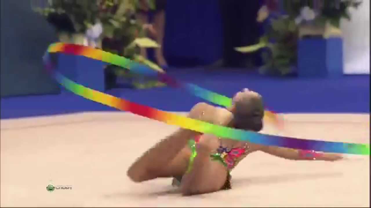 Daria Kondakova Ribbon AA 2010 World Championships (HD)